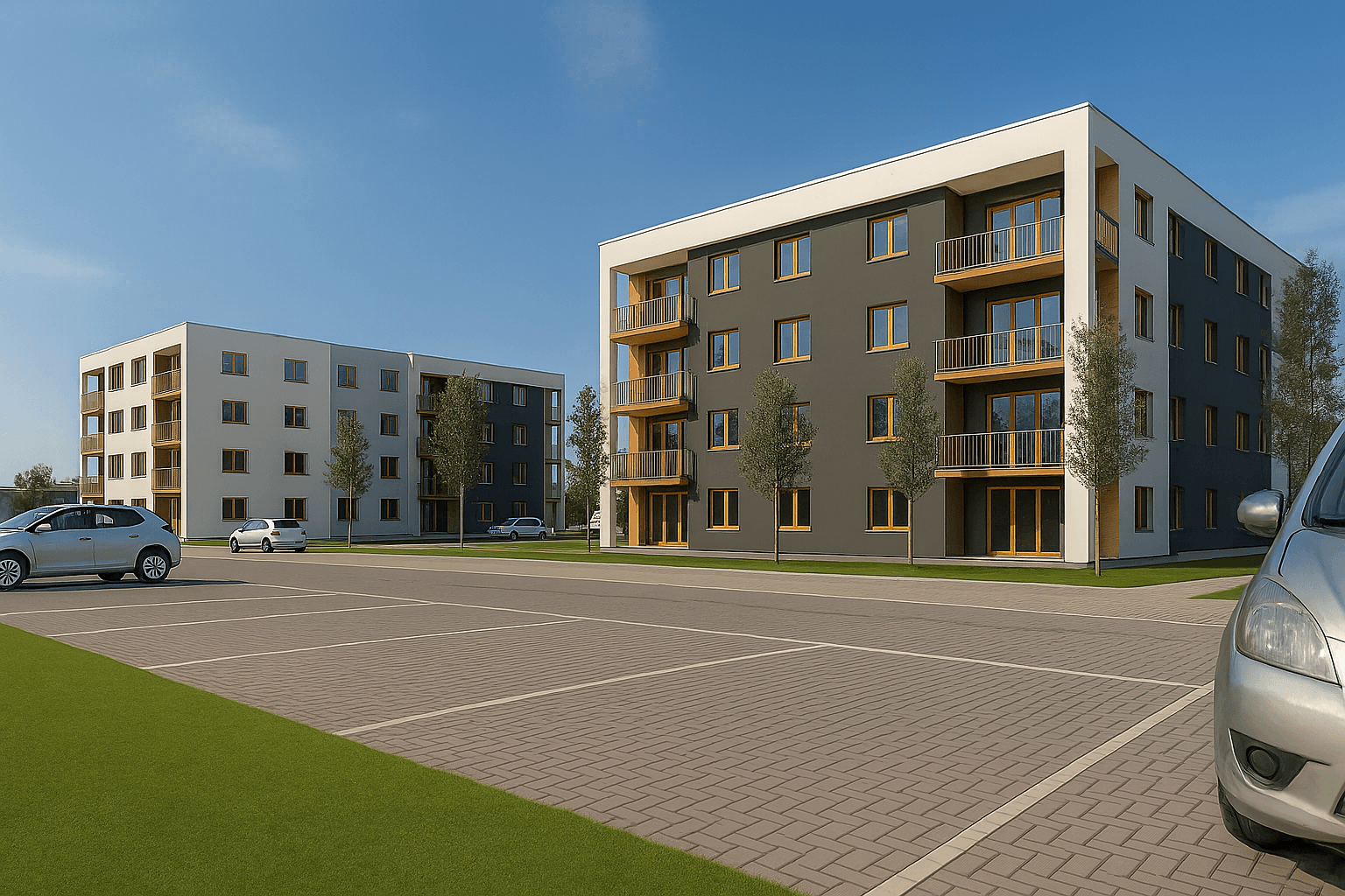 Wizualizacja inwestycji w Brzezinach nr 1